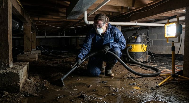 Crawl Space Water Remediation in Mesa, AZ