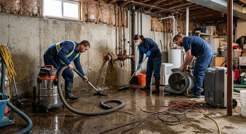 Basement Water Extraction in Scottsdale, AZ