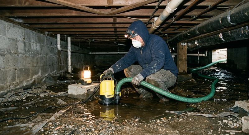 Crawlspace Water Cleanup in Scottsdale, AZ