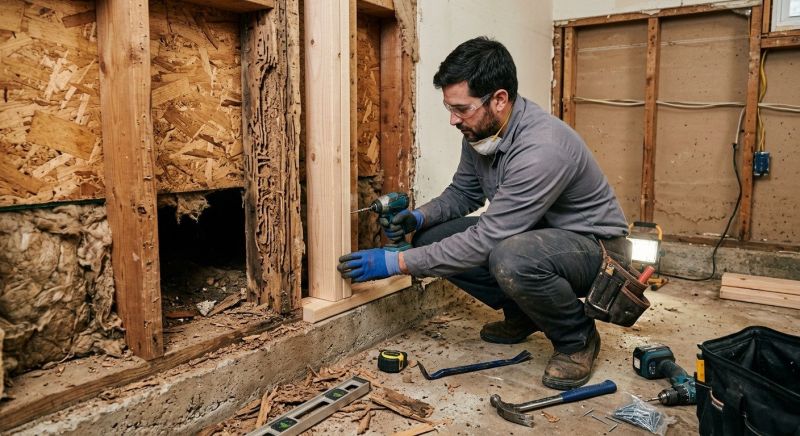 Termite Damage Restoration in Denver County, CO