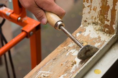 Wood Rot Window Frame Replacement!